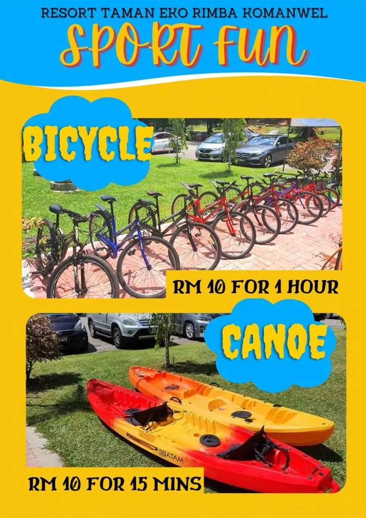 Bicycle and Canoe