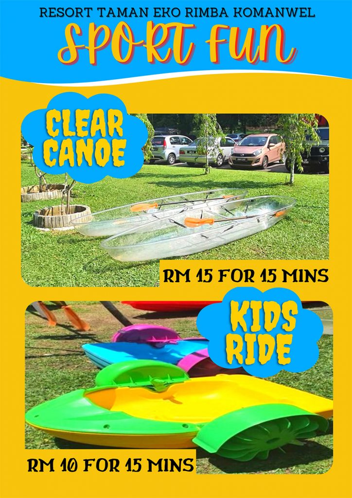 Clear Canoe and Kids Ride